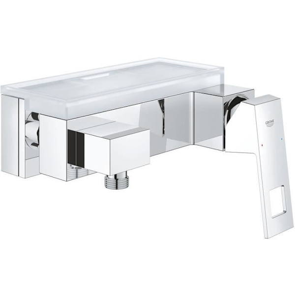 GROHE Eurocube väggmonterad duschblandare 23145000 - Krom Grå krom