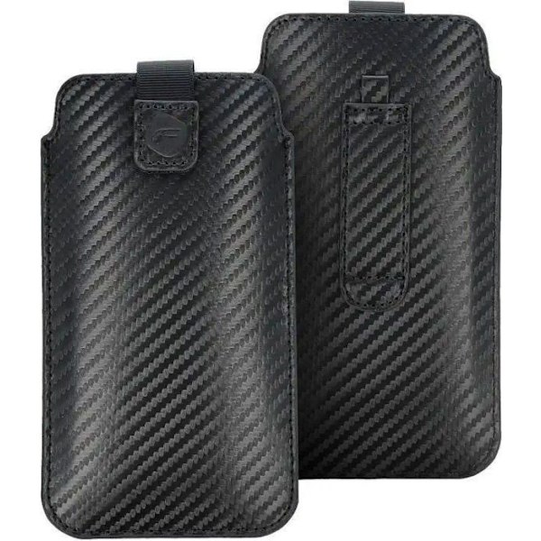 Telefonskal - bumpertelefon Forcell Coque POCKET Carbon - Modell 02 - för IPHONE 5 / 5S / 5SE / 5C