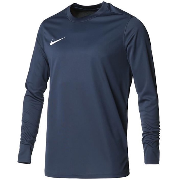 NIKE Dri-FIT Park VII fotbollströja för män - Marinblå och vit - Andas med korta ärmar Blu marinblå jag