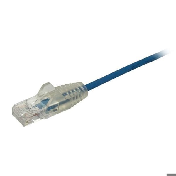 StarTech 1m RJ45 Cat6 Ethernet nätverkskabel - blå (kabel - blå slimmad CAT6 patchkabel 1m) - N6PAT100CMBLS