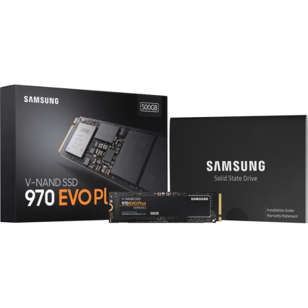SAMSUNG - Intern SSD - 970 EVO PLUS - 500GB - M.2 NVMe (MZ-V7S500BW)