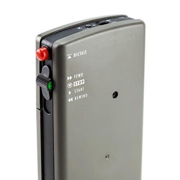 Diktfon analog - Grundig - Stenorette SH10 - Inbyggd mikrofon - Svart - Portabel