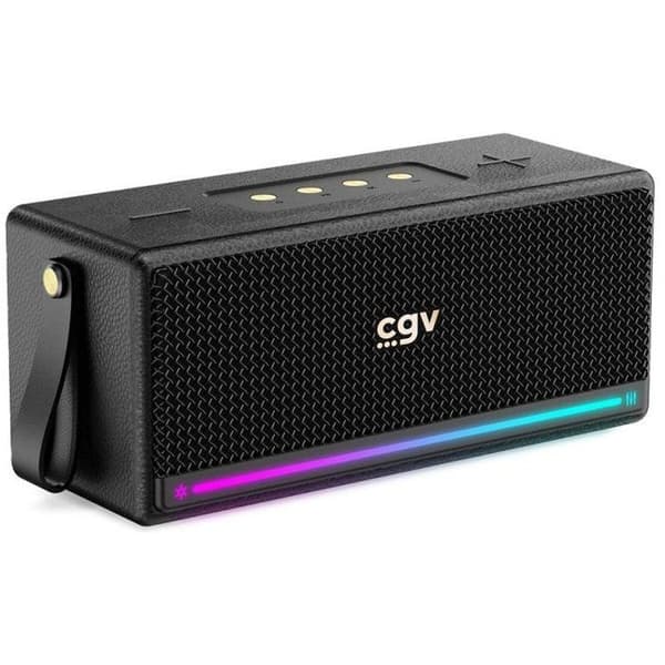 Bluetooth-högtalare - CGV - 50910 - SolidVibe Max - Subwoofer 20W (2x10W) Svart