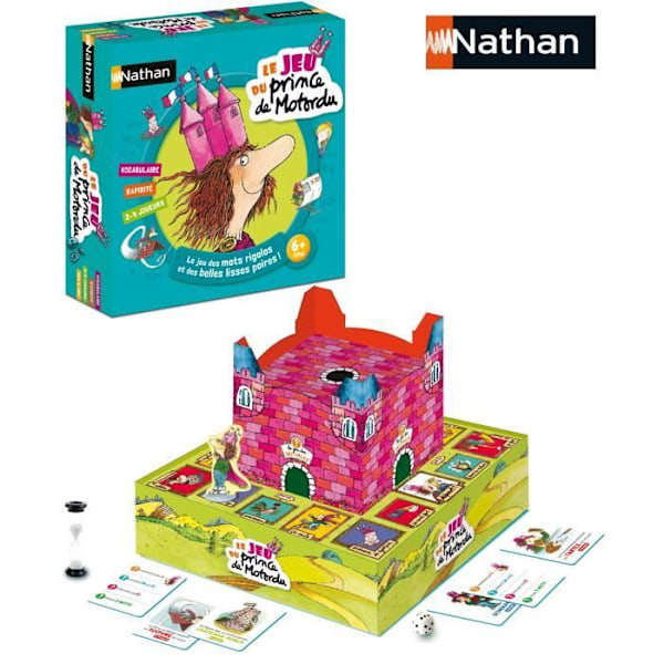 NATHAN - The Game of the Prince of Motordu - Brädspel Flerfärgad