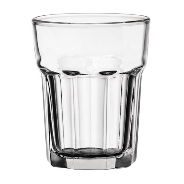 Tumlare - Olympia - Orléans - 200 ml - Box med 12 - Platt glas - Tål diskmaskin