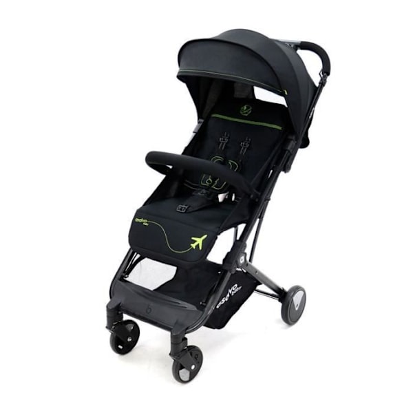 ASALVO flygvagn för flerfunktioner - Svart Grön - 0 månader till 15 kg Flerfärgad
