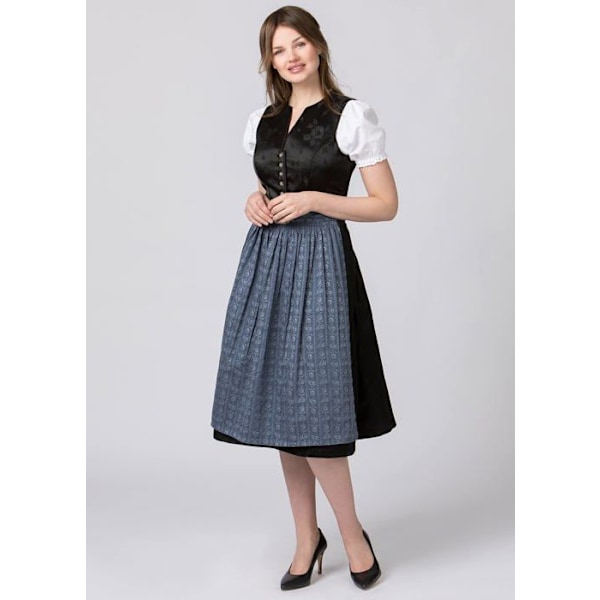 Stockerpoint Klänning - DAPH SCHWARZ-48 - Dam Dirndl Daphne Klänning Svart 48