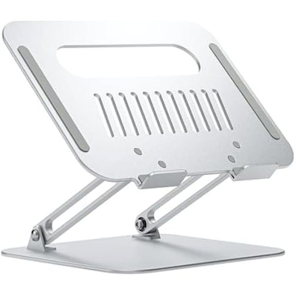 AISENS - LPS4XL-181 - XL 10-17 Justerbart skrivbordsställ för bärbar dator/surfplatta, silver