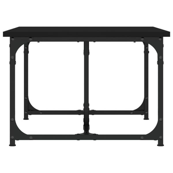 vidaXL Soffbord Svart 90x50x35 cm Konstruerat trä 835399