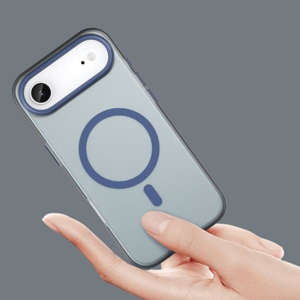 MagSafe-skydd med abrasiv yta för iPhone 17 Air - Matt blå