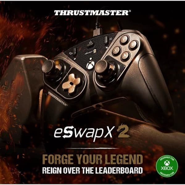 Helt modulär Pro Gamepad - THRUSTMASTER - ESWAP X 2 PRO CONTROLLER - För Xbox One XBOX SERIES och PC - Svart Svart