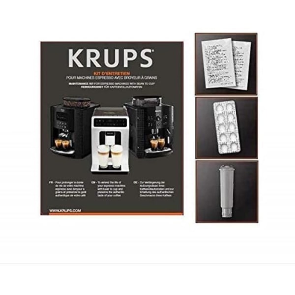 KRUPS underhållssats för Espressokvarn - Avkalkningsmedel, rengöringstabletter och filterpatron