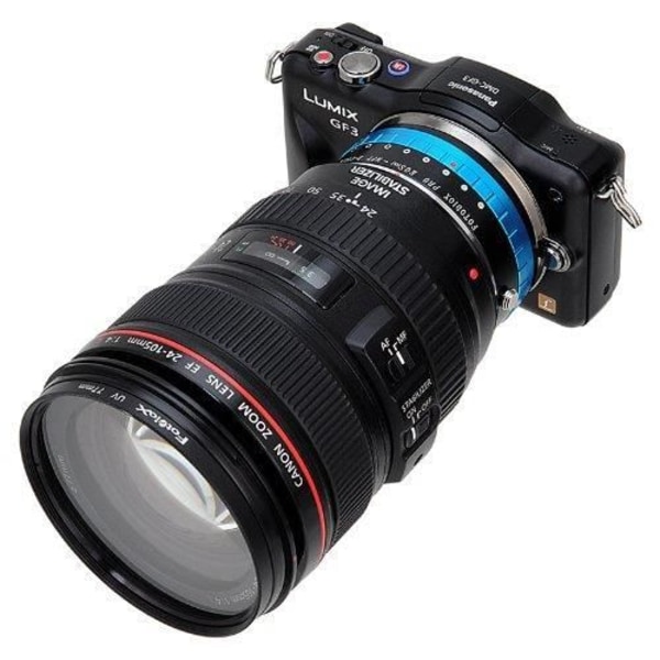 Fotodiox EOSM43-APT, Svart, Blå, Aluminium, Olympus PEN E-PL1, E-PL1s, E-PL2, E-PL3, E-P2, E-P3, E-M, OM-D