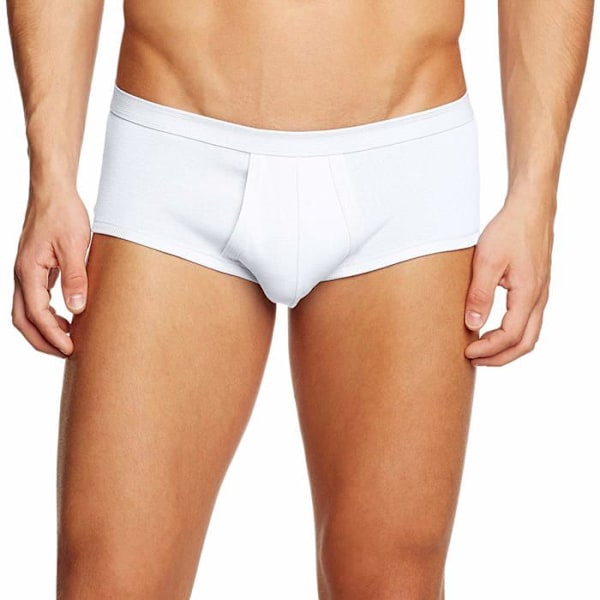 Boxer - shorty Calida - 22010-001 - Midislip Twisted Cotton Herrshorts Vit XXL