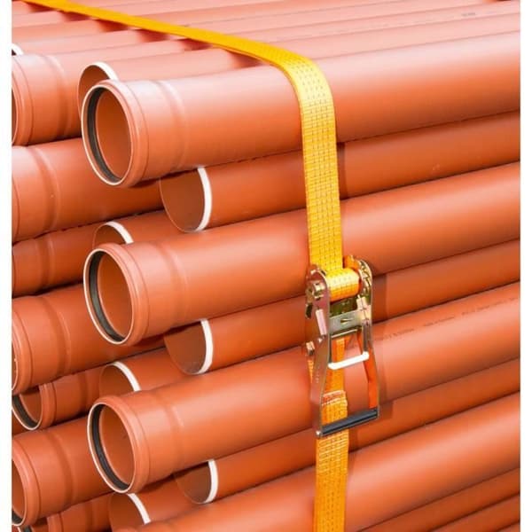 Lastrem - Kerbl - Orange - 8 m x 50 mm - Polyesterfabrics - UV-skydd orange