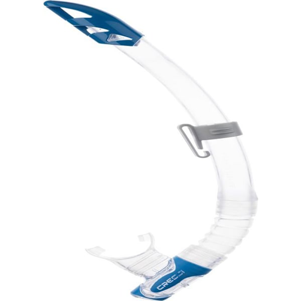 Cressi - DM340020 - Set Estrella + Gamma Combo Set Dykmask och snorkel Unisex-Vuxen, Transparent/Blå, One Size