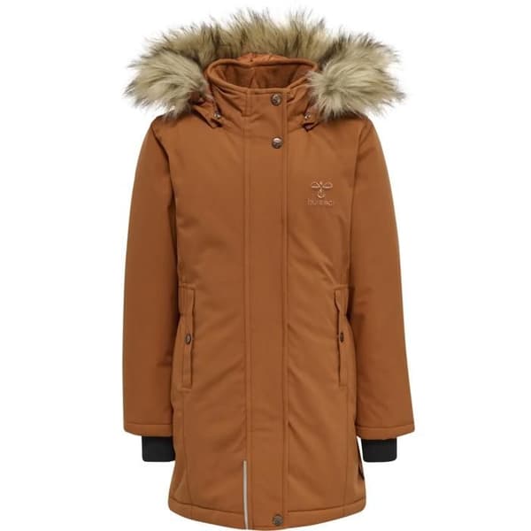 Huvjacka flicka Hummel Alma Tex - brun - 8 år brun