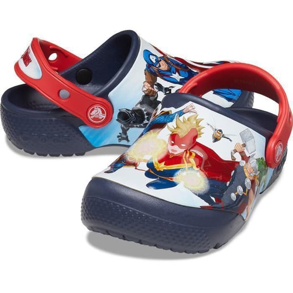 Babysaboter - CROCS - FL Avengers Patch - Blå - Syntetisk - 19/20 Marin 20