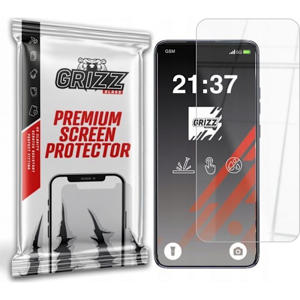 Skyddsglas för telefon - skyddsglas Grizzglass HybridGlass för Motorola Edge 50 Neo