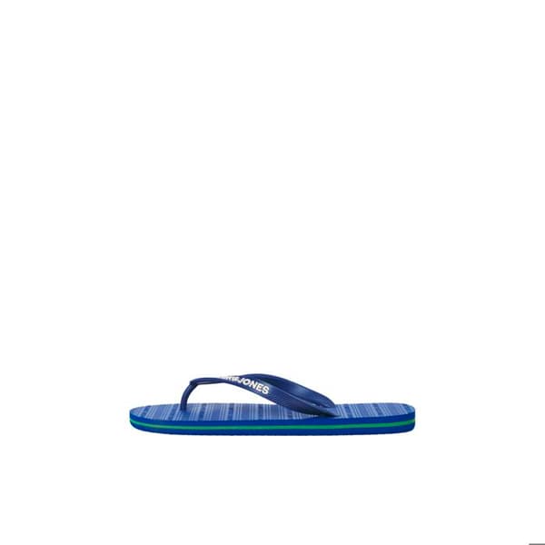Tongs Jack & Jones Basic LN blå - gummi, gummisula, avslappnad stil blå kvarts 44/45