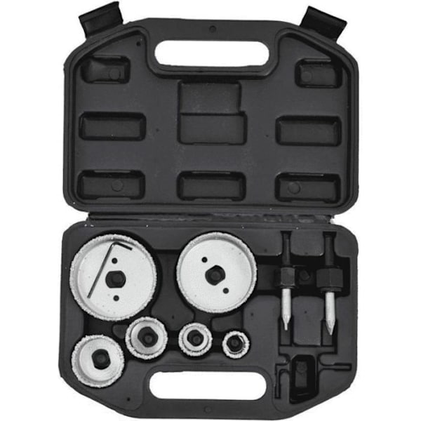 Coupe carrelage Awtools - AW47320 - Set med bärande hålsågar i tungsten för kakel, 9 delar, 22-73 mm ()
