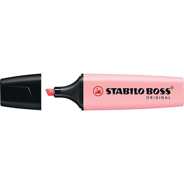 Surlighter - STABILO - BOSS ORIGINAL - Pastell - Rosa - Ljusresistent Rosa