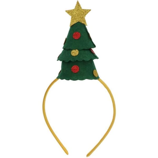 Folat tiare julgran polyester grön/röd/or storlek unik