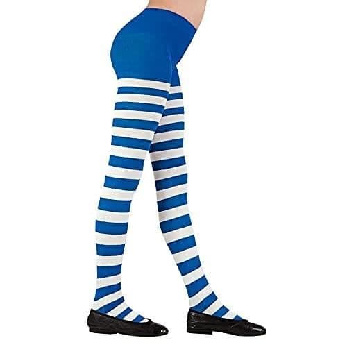 Collants - WIDMANN - WDM01235 - Blåa och Vita Ränder - 70 Den - Bebis Flicka Blå vit
