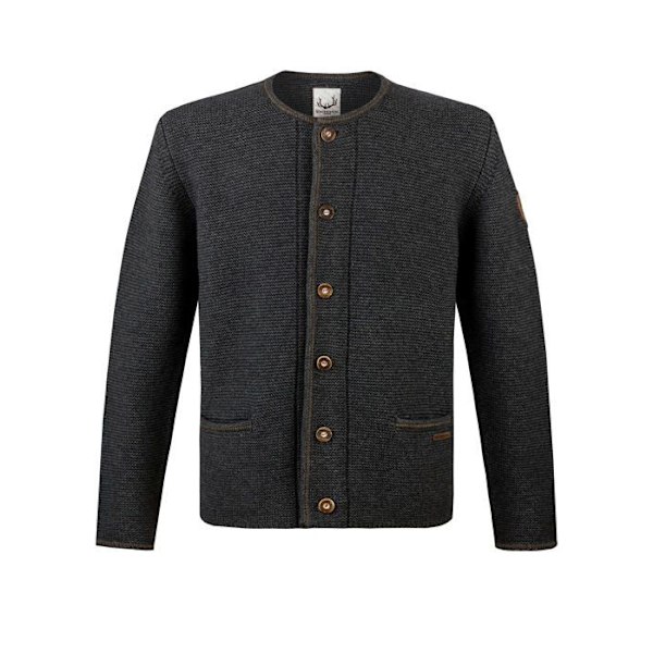 Väst - cardigan Stockerpoint - AMAR ANTHRA-56 - Amaro Jacket Cardigan, Charcoal, One Size Herr Antracit jag