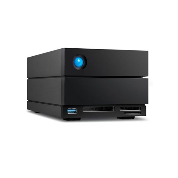 LACIE extern hårddisk 2big Dock v2 Thunderbolt 3 40To Svart
