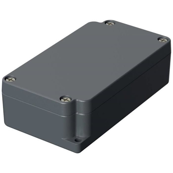 Universell hölje - BOPLA - 01104000 - Grå aluminium - 115 x 64 x 34.5 mm - 2 års garanti Silvergrå