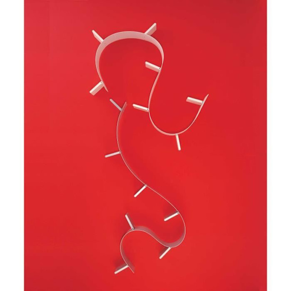 Kartell Book Worm MT. 3.2, Vit, 320 x 20 x 19 cm