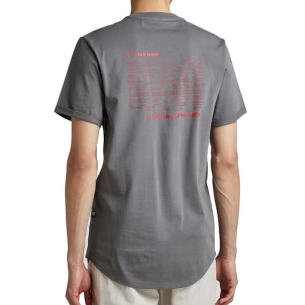 T-shirt Grå Herr G-Star Raw Lash Back Grå M