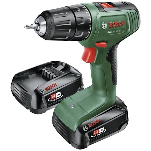 Bosch EasyDrill 18V-40 förarborr (+2x2,0Ah batterier) + 1xAL18V-20 laddare