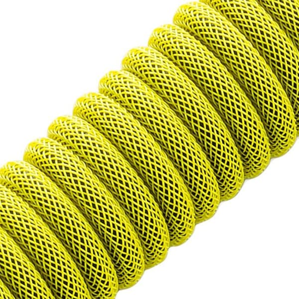 Kabel Spiral - CableMod - Kompatibel Pro - USB-C - USB Typ A - Gul/Svart