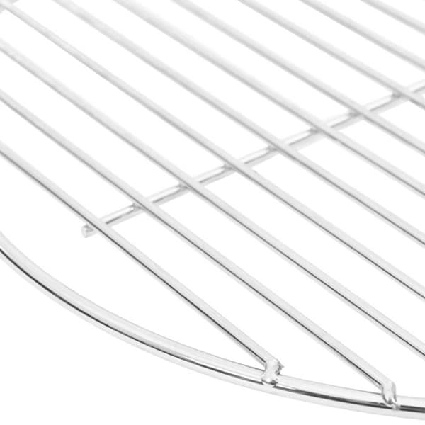 Rund grillgaller Ø34,5 cm av rostfritt stål 304 silver-