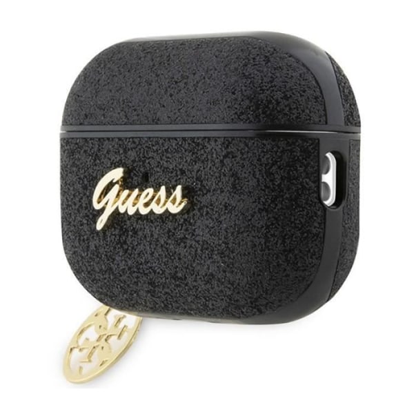 Guess 4G Glitter Flake - Fodral för Apple AirPods Pro 2 (svart) - 3666339110956