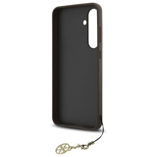 Coque Guess 4G Charms Collection för Samsung Galaxy S24 FE (brun)