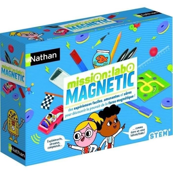 Nathan Mission Labo Magnetic Lab set Flerfärgad