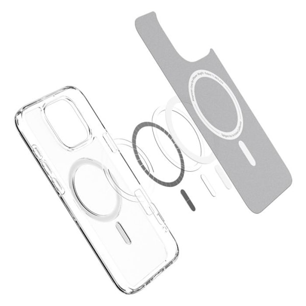 Coque Spigen Ultra Hybrid MagSafe för iPhone 16 Pro Max (transparent) Frost klart