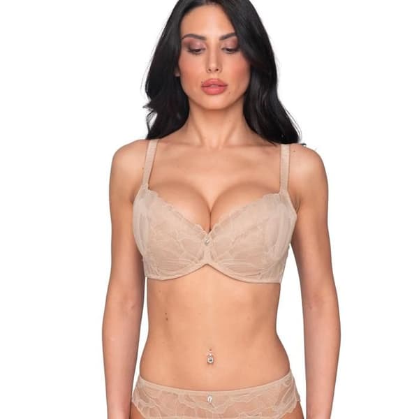 Balkongbehå förformad dam Luna Melody beige 90D