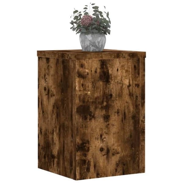 vidaXL Stöd för växter 2 st rökek möbelträ, blomsterställ, krukstöd, växtstöd 852910