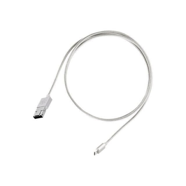 SilverStone SST-CPU02S - Vändbar USB-kabel, 2 i 1-kombination Micro B och USB A till Micro B, extremt hållbar kabel med...