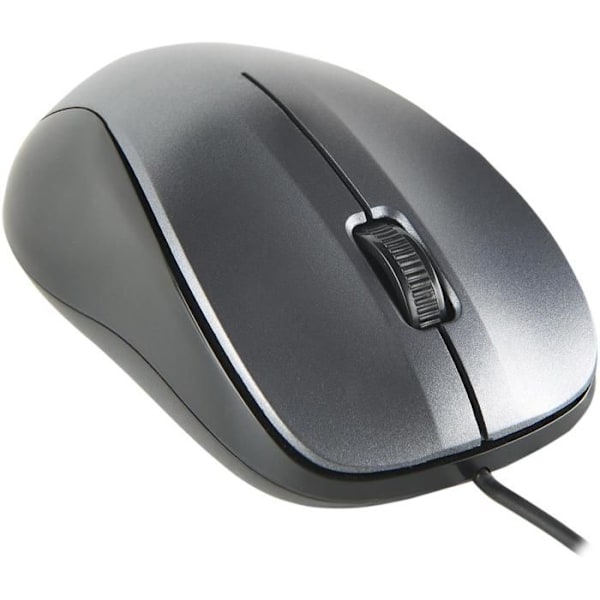 Optisk mus - NGS - Crew - Trådbunden - 1200 DPI - Ambidextrous - USB Grå