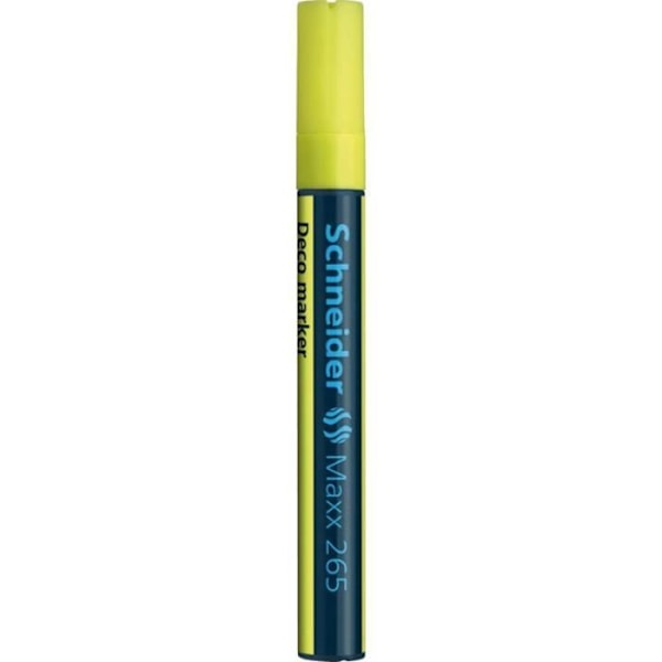 Krita med krita - SCHNEIDER - Maxx 265 - Spets konisk 2-3 mm - Gul - Kan suddas ut Gul