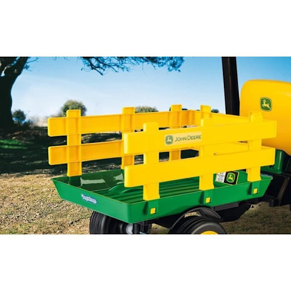 Peg Perego John Deere 2-Wheel Trailer - släp på stakesidan