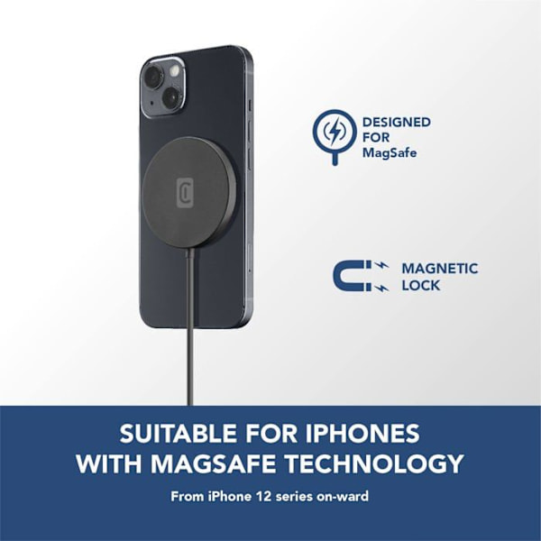 Cellularline - MAGSFWIRELESSCOLK - | Nätladdare | Färgglad trådlös laddningsbas