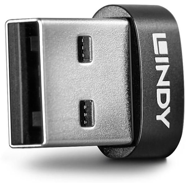 USB 2.0-adapter - LINDY - Typ A hane till Typ C hona - 480 Mbit/s - Nickelled, guldpläterade kontakter