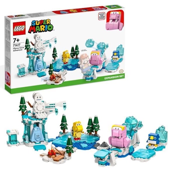 LEGO® Super Mario 71417 Morsinets snöiga äventyrsexpansionsset, leksak Vit