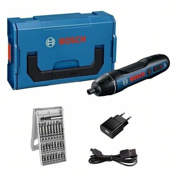 GO 2.0 sladdlös skruvmejsel i L-BOXX fodral - BOSCH - 06019H2101 Blå
